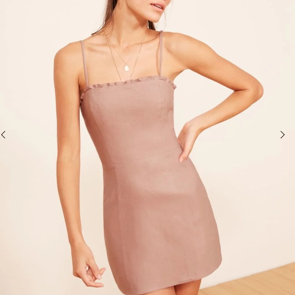 Ava Ruffle Mini Dress - Picture 4 of 9